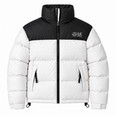 The North Face Hub White Mens Puffer Jacket – Mens Insulated Winter Jacket / Nuptse Puffer Jacket 1996 Retro Coat