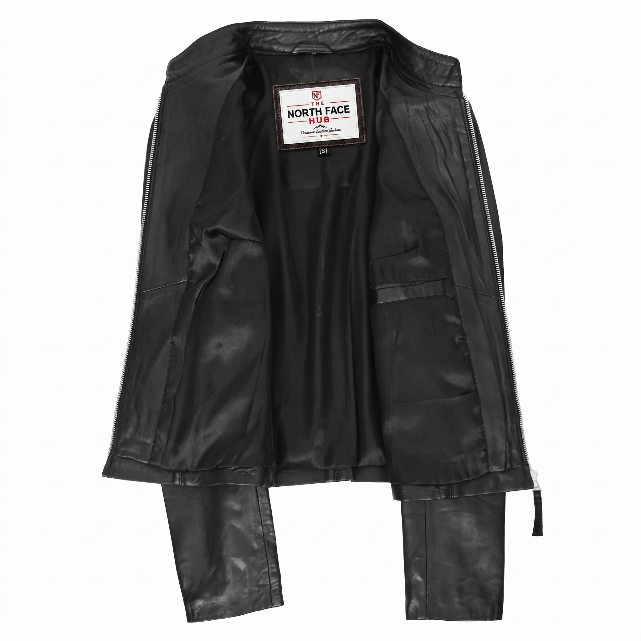 Womens Real Leather Casual Biker Jacket Zoe Nova Black