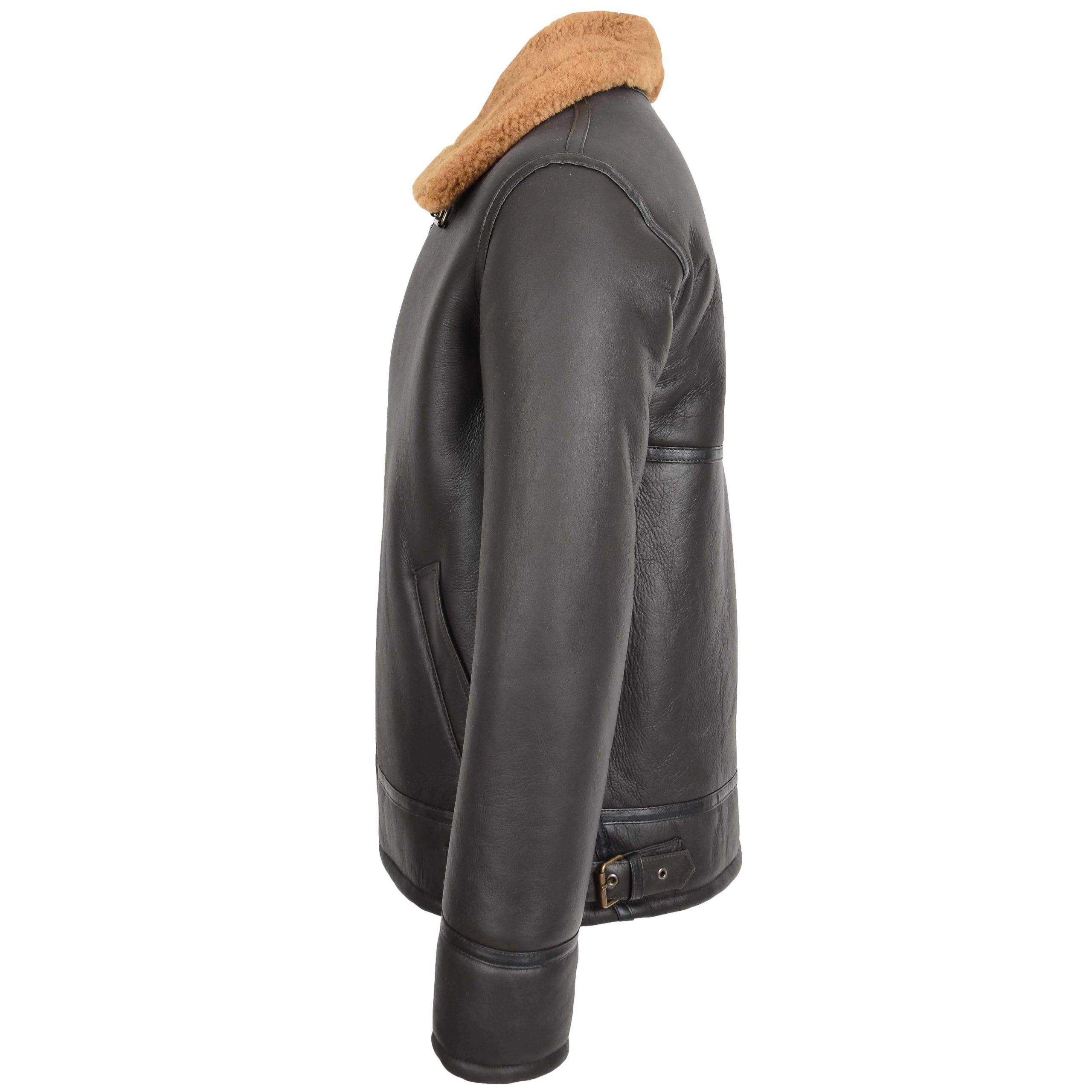 Original RAF Flying Sheepskin Jacket Tyler Zenith Brown Ginger