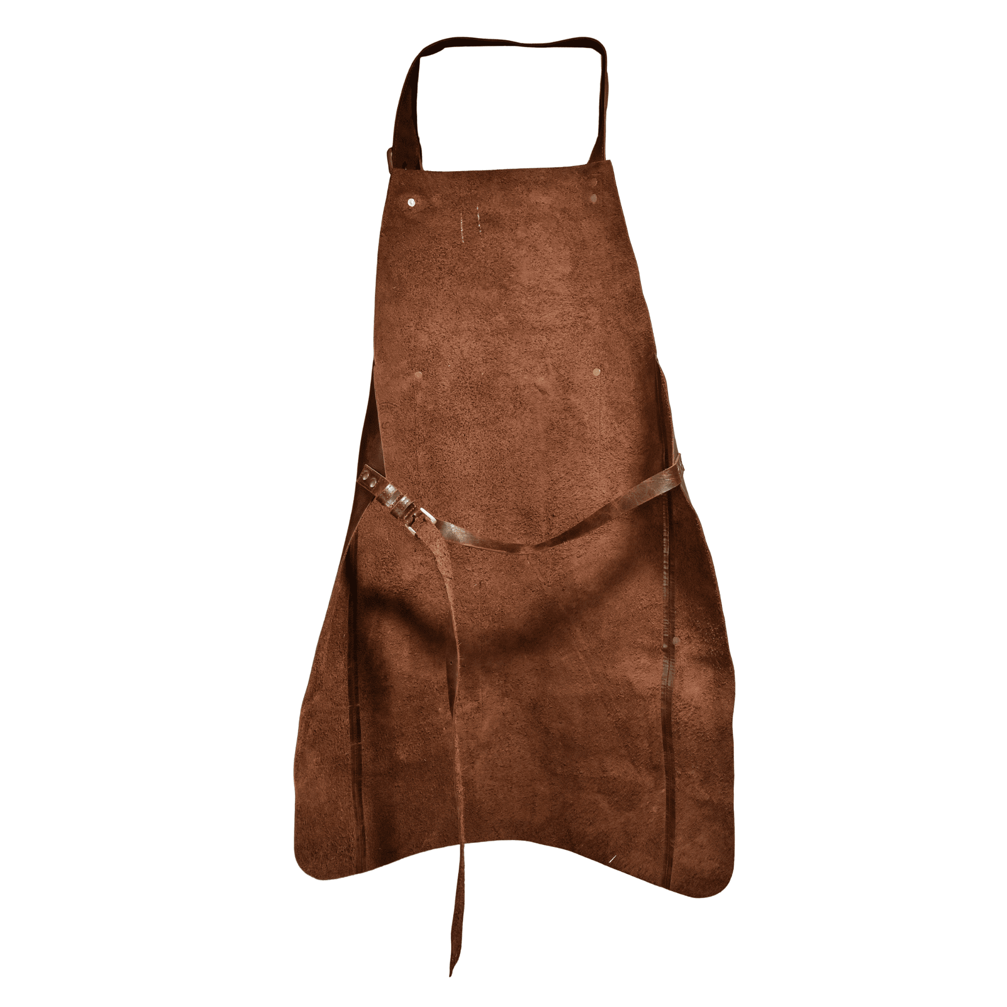 Personalized Men's Full-Grain Leather Apron for BBQ, Welding & Work