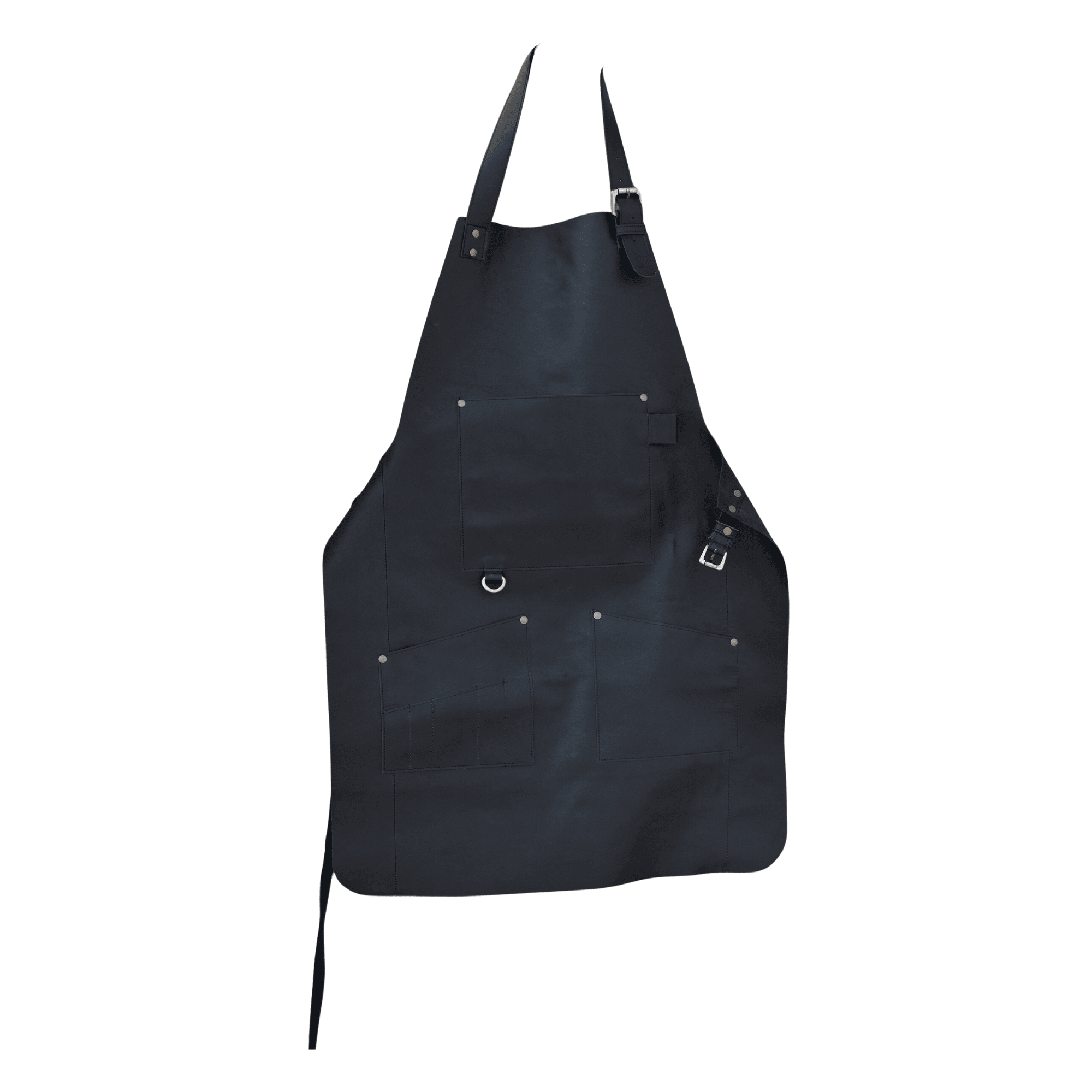Personalized Men's Full-Grain Leather Apron for BBQ, Welding & Work