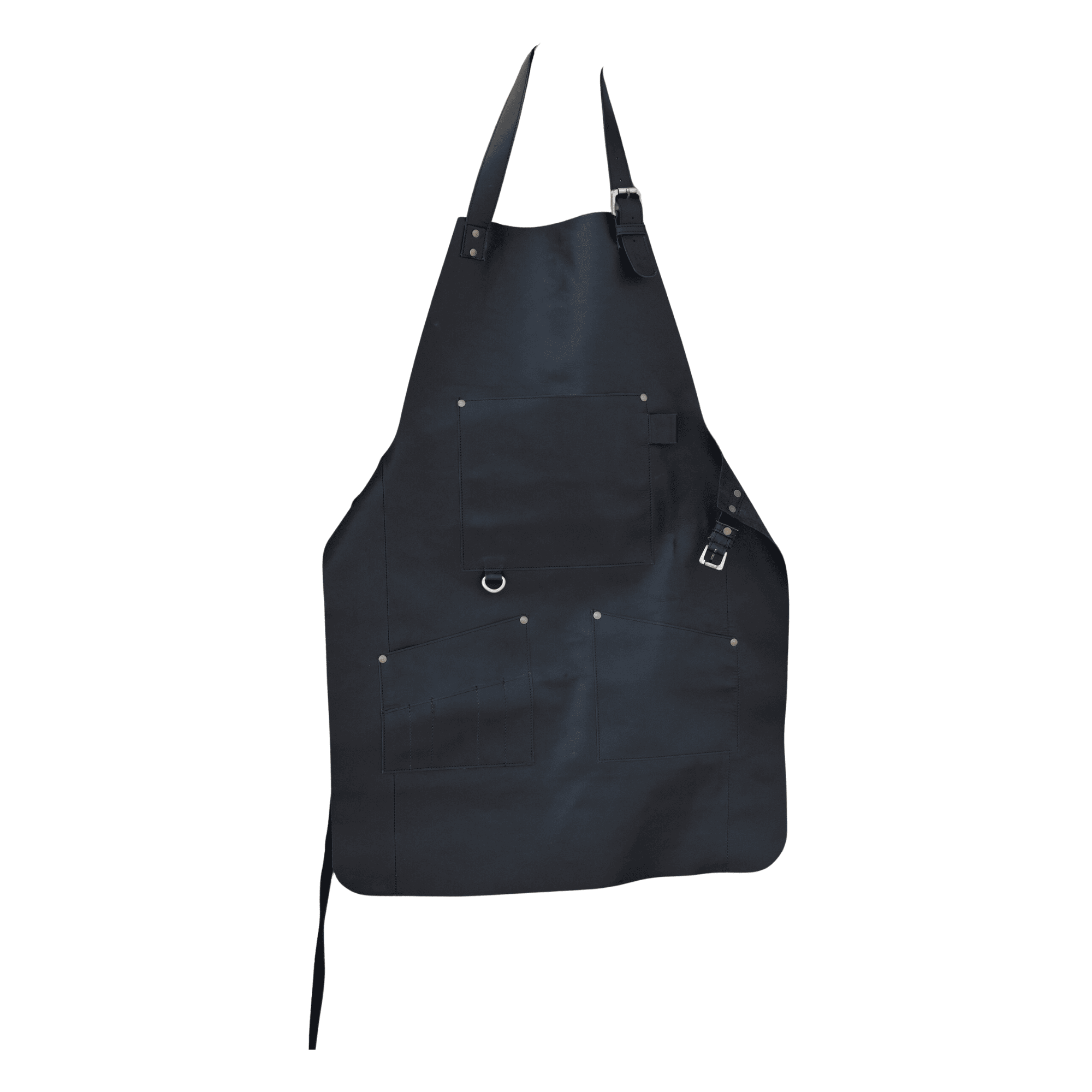 Personalized Men's Full-Grain Leather Apron for BBQ, Welding & Work