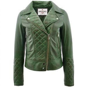 Womens Leather Biker Jacket