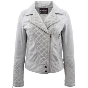 Womens Leather Biker Jacket