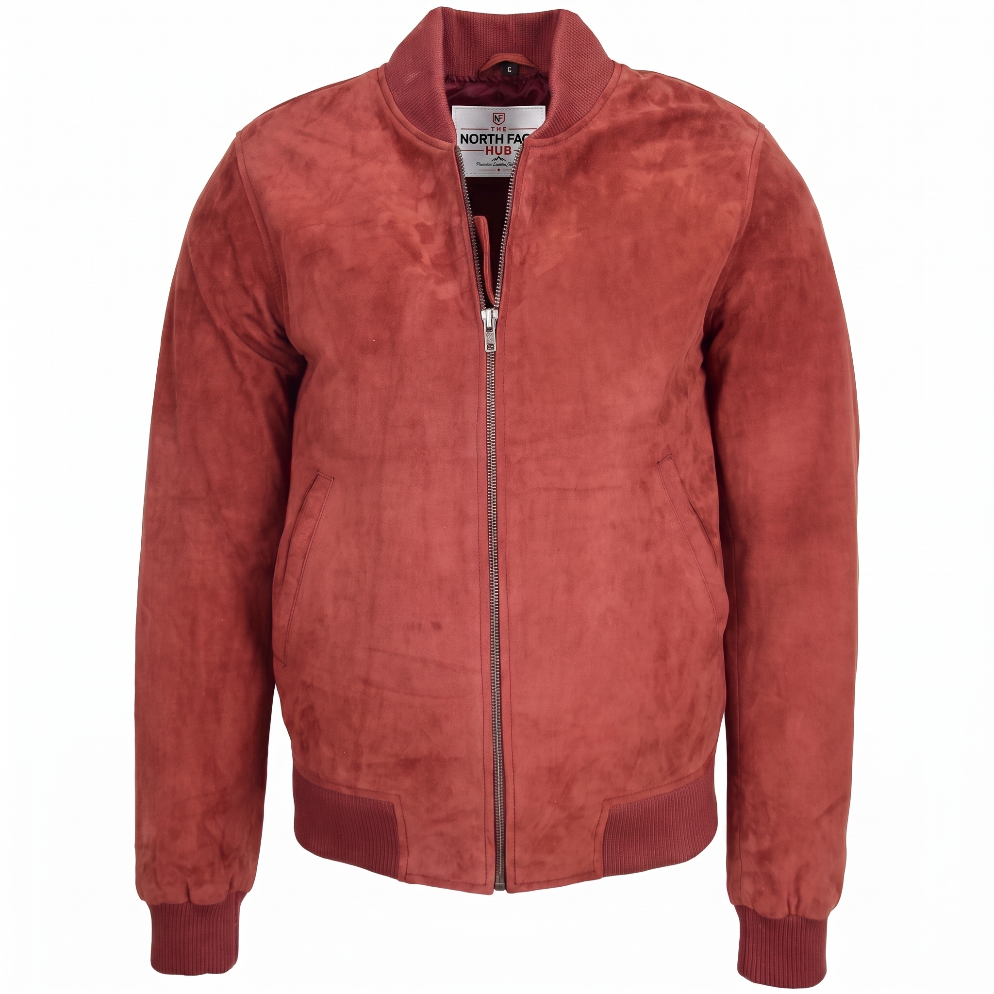 1 (2) Mens Suede MA-1 Bomber Jacket