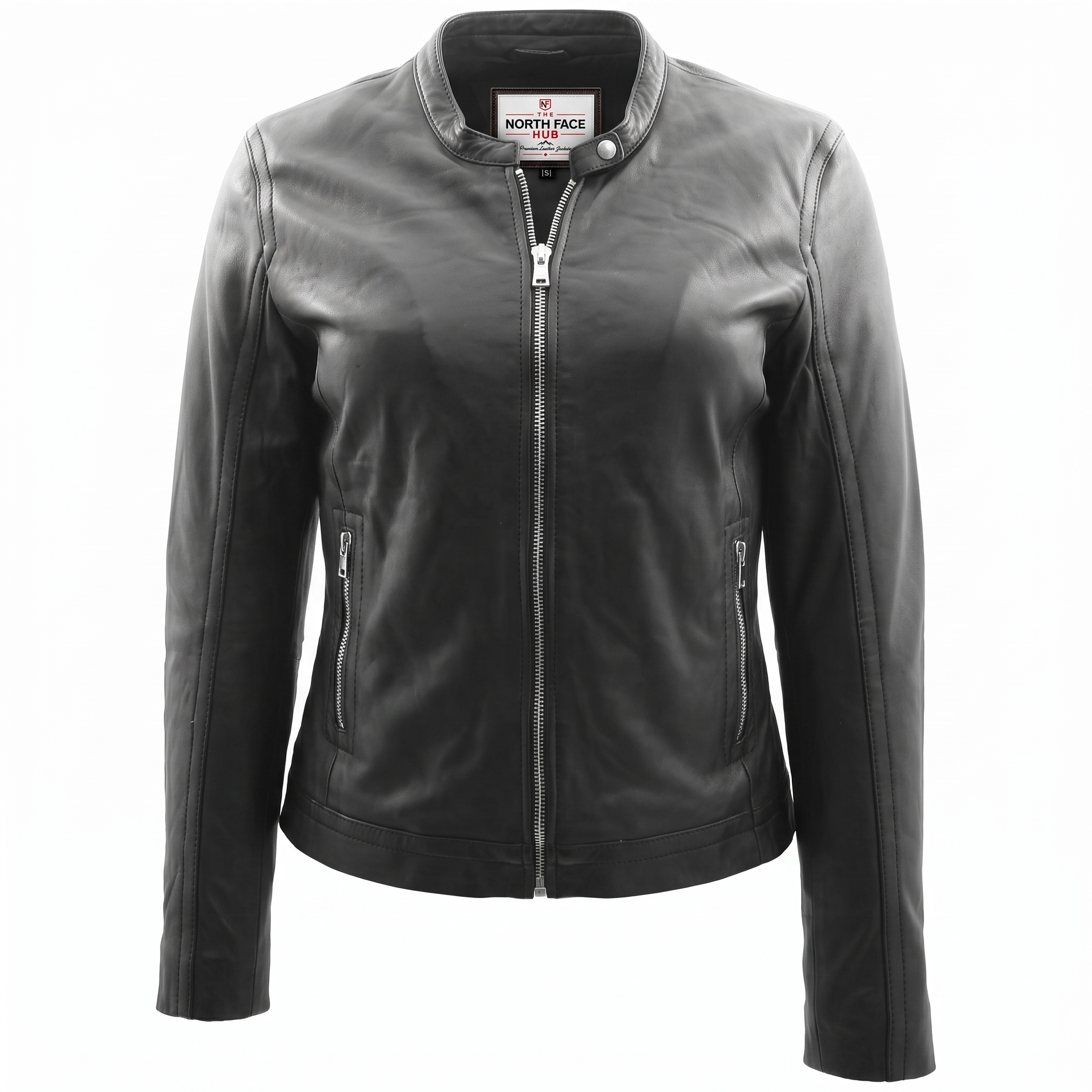 Womens Soft Leather Biker Style Jacket Elyza Nova Black Womens Soft Leather Biker Style Jacket
