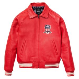 avirex-leather-jacket-red