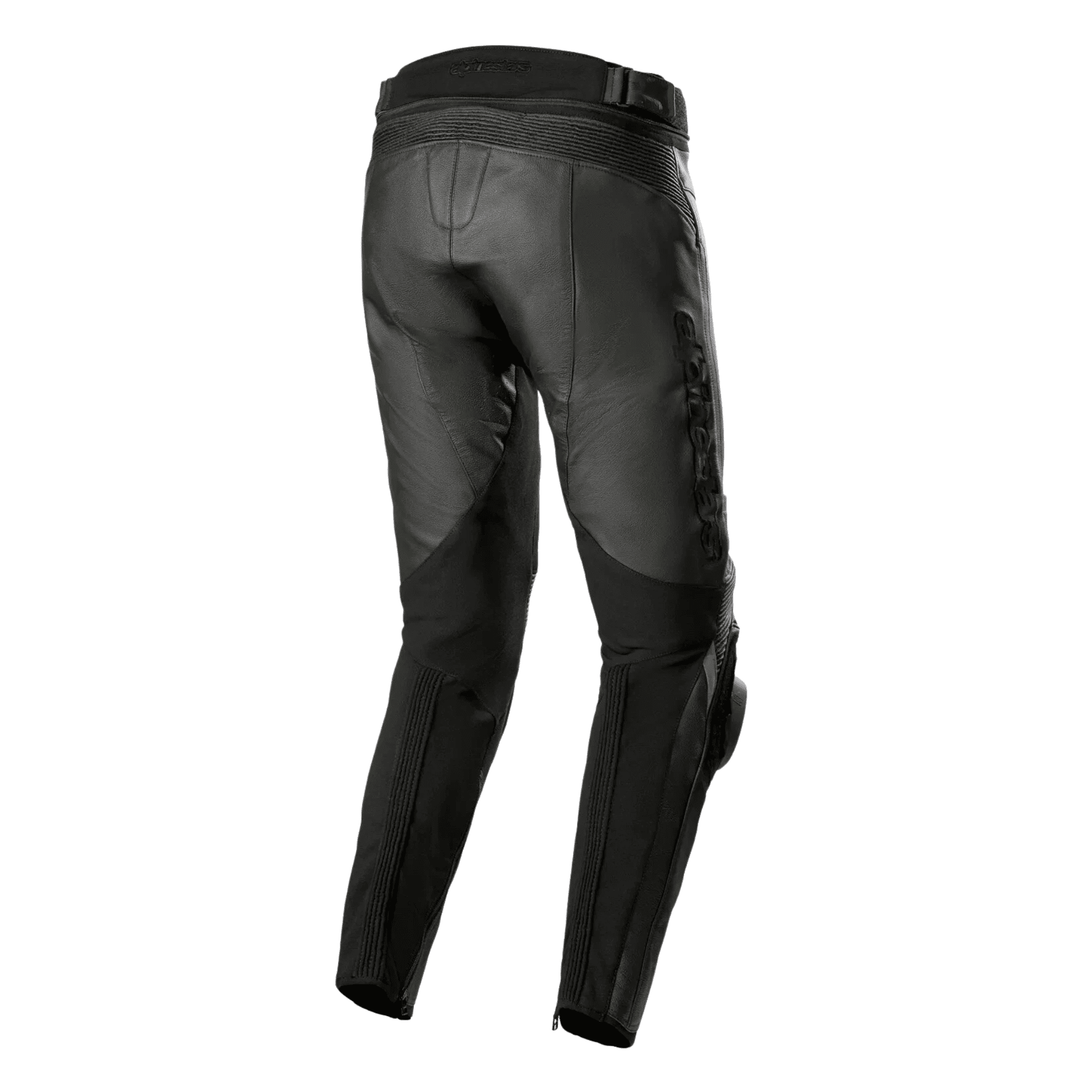 Alpinestars Missile V3 Motorcycle Pants Black with White Logo - Rear view