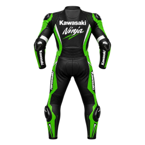 Kawasaki Ninja Motorcycle Racing Suit Leather Biker Suit Track Day Moto Gear - image 2