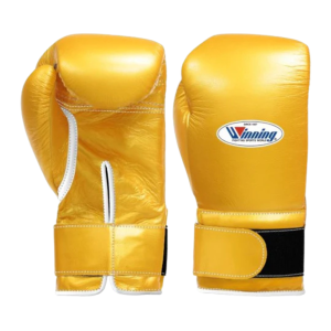 Winning Velcro Boxing Gloves Gold