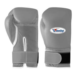 Winning Velcro Boxing Gloves Gray