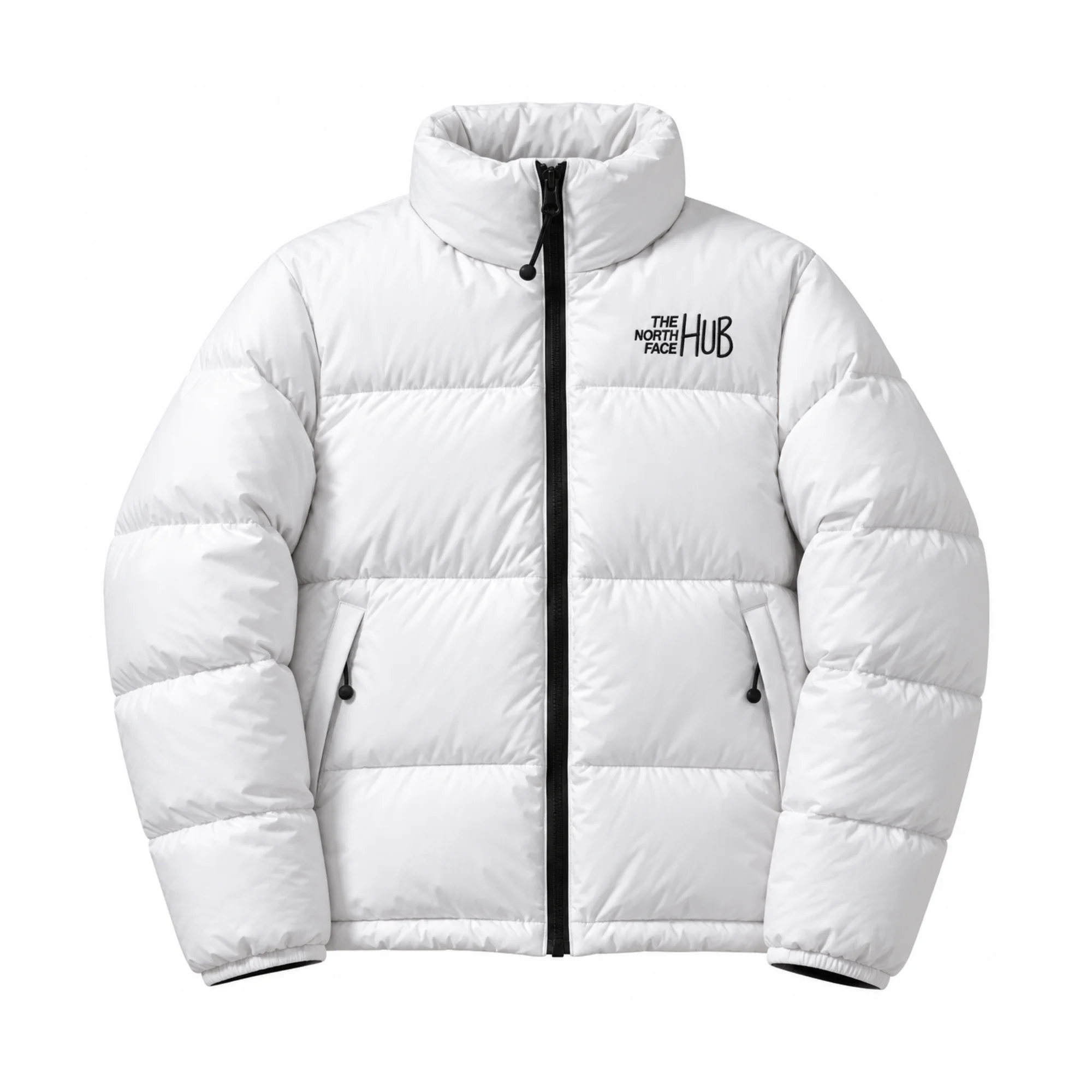 The North Face Hub White Womens Puffer Jacket White Womens Puffer Jacket - The North Face Hub