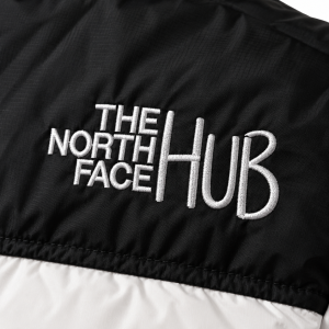 White and Black Womens Puffer Jacket - The North Face Hub